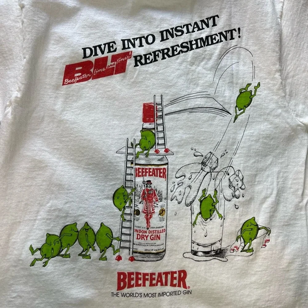Vintage Beefeater Gin T-shirt - Picture 2 of 7